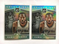 Kawhi Leonard [Holo] Basketball Cards 2017 Panini Donruss Optic Court Kings Prices