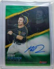 Henry Davis [Green Refractor] #B21-HD Baseball Cards 2021 Bowman’s Best of 2021 Autographs Prices