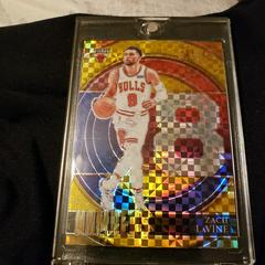Zach LaVine [Gold Prizm] #39 Basketball Cards 2021 Panini Select Numbers Prices
