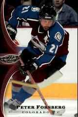 Peter Forsberg #25 Hockey Cards 2005 Upper Deck Power Play Prices