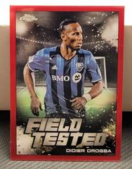Didier Drogba [Red] #FT-2 Soccer Cards 2022 Topps Chrome MLS Field Tested Prices
