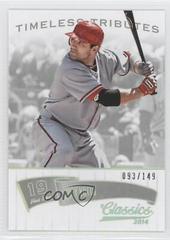 Joey Votto [Timeless Tributes Silver] #75 Baseball Cards 2014 Panini Classics Prices