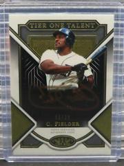 Cecil Fielder [Bronze Ink] #T1TA-CF Baseball Cards 2023 Topps Tier One Talent Autographs Prices