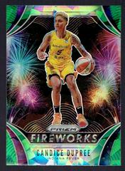 Candice Dupree [Prizm Green Ice] Basketball Cards 2020 Panini Prizm WNBA Fireworks Prices