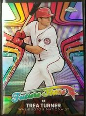 Trea Turner [Orange Refractor] Baseball Cards 2017 Topps Chrome Future Stars Prices