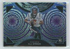 C.J. Stroud [Deep Sea Mojo Electric Etch] #2 Football Cards 2023 Panini Obsidian Tunnel Vision Prices