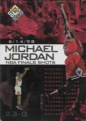 Michael Jordan #9 Basketball Cards 1998 UD Choice Preview NBA Finals Shot Prices
