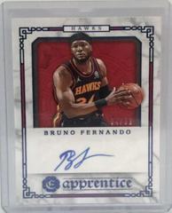 Bruno Fernando [Blue] #APR-BFE Basketball Cards 2020 Panini Chronicles Apprentice Signatures Prices