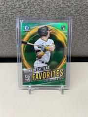 Jake Cronenworth [Green Refractor] #RRY-JC Baseball Cards 2021 Bowman Chrome Rookie of the Year Favorites Prices