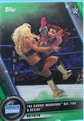The Kabuki Warriors def. Fire & Desire [Green] #28 Wrestling Cards 2020 Topps WWE Women's Division Prices