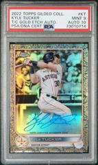 Kyle Tucker #GEA-KT Baseball Cards 2022 Topps Gilded Collection Chrome Gold Etch Autographs Prices