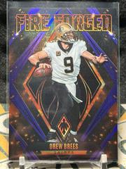 Drew Brees [Purple] #FF-3 Football Cards 2022 Panini Phoenix Fire Forged Prices
