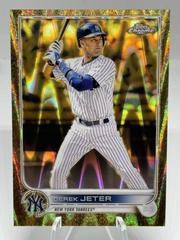Derek Jeter [RayWave Gold] #2 Baseball Cards 2022 Topps Gilded Collection Prices