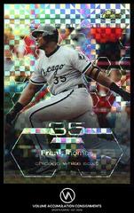 Frank Thomas [Xfractor] #38 Baseball Cards 2003 Finest Prices