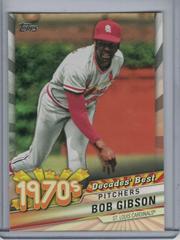 Bob Gibson #DB-31 Baseball Cards 2020 Topps Decades' Best Prices