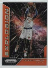 Carmelo Anthony [Orange Prizm] #6 Basketball Cards 2016 Panini Prizm Explosion Prices