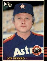 Joe Niekro #182 Baseball Cards 1985 Donruss Prices
