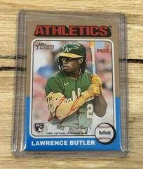 Lawrence Butler [Special Edition Red Ink] #ROA-LB Baseball Cards 2024 Topps Heritage Real One Autograph Prices