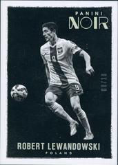 Robert Lewandowski [Black and White Platinum] Soccer Cards 2016 Panini Noir Prices