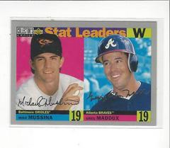 Greg Maddux, Mike Mussina [Silver Signature] #6 Baseball Cards 1996 Collector's Choice Prices