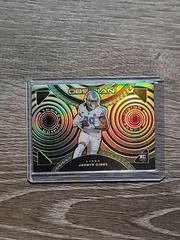Jahmyr Gibbs [Green Electric Etch] #7 Football Cards 2023 Panini Obsidian Tunnel Vision Prices