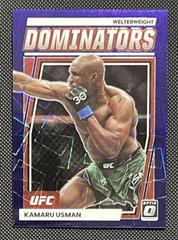 Kamaru Usman [Purple Velocity] #19 Ufc Cards 2023 Panini Donruss Optic UFC Dominators Prices