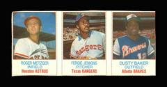 Baker, Jenkins, Metzger [Hand Cut Panel] Baseball Cards 1975 Hostess Prices