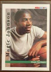 Magic Johnson: Magic Numbers Basketball Cards 1992 Hoops Prices