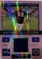 Ray Lewis [Pearl] #EC-1 Football Cards 2022 Panini Encased Encore Collection Prices