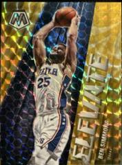 Ben Simmons [Reactive Yellow] #22 Basketball Cards 2020 Panini Mosaic Elevate Prices