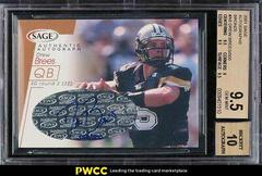 Drew Brees [Bronze] Football Cards 2001 Sage Autographs Prices