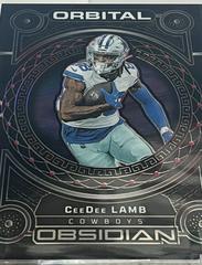 CeeDee Lamb [Red Electric Etch] #6 Football Cards 2023 Panini Obsidian Orbital Prices