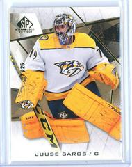Juuse Saros [Gold Fragment] #41 Hockey Cards 2021 SP Game Used Prices