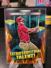 Mike Trout [Orange Galactic] Baseball Cards 2023 Topps Cosmic Chrome Extraterrestrial Talent Prices