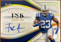 Frank Gore #9 Football Cards 2023 Panini Immaculate Ink Prices