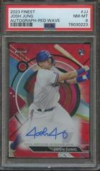 Josh Jung [Red Wave] #FA-JJ Baseball Cards 2023 Topps Finest Autographs Prices