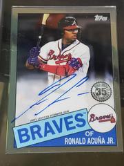 RONALD ACUNA JR. [AUTO] #85TCA-RAJ Baseball Cards 2020 Topps Chrome 1985 Autographs Prices