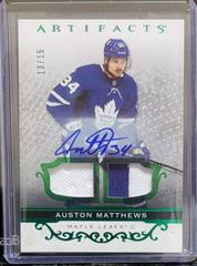 Auston Matthews [Material Autograph Emerald] Hockey Cards 2021 Upper Deck Artifacts Prices