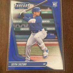 Seiya Suzuki [Blue] #4 Baseball Cards 2022 Panini Chronicles Threads Prices