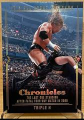 Triple H Wrestling Cards 2022 Panini Chronicles WWE It's All About the Game Prices