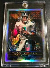 Troy Aikman [Refractor] #1 Football Cards 1996 Topps Chrome Prices