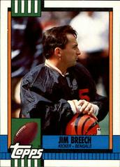 Jim Breech #67T Football Cards 1990 Topps Traded Prices