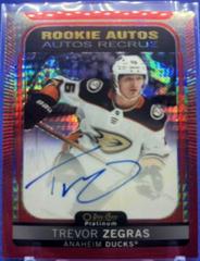 Trevor Zegras [Red Prism] #R-TZ Hockey Cards 2021 O-Pee-Chee Rookie Autographs Prices