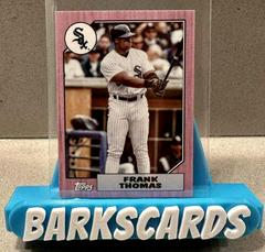 Frank Thomas Baseball Cards 2022 Topps Mini 1987 Prices