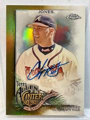 Chipper Jones [Gold] Baseball Cards 2022 Topps Allen & Ginter Chrome Autographs Prices