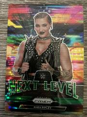 Rhea Ripley [Green Pulsar Prizm] Wrestling Cards 2022 Panini Prizm WWE Next Level Prices