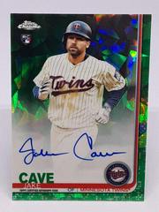 Jake Cave [Green Refractor] Baseball Cards 2019 Topps Chrome Sapphire Rookie Autographs Prices