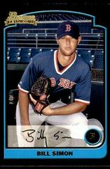 Bill Simon #305 Baseball Cards 2003 Bowman Prices