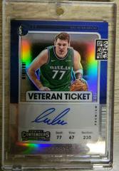 Luka Doncic [Premium Edition] Basketball Cards 2021 Panini Contenders Veteran Ticket Autograph Prices