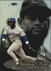 Sammy Sosa [Row 3] #2 Baseball Cards 1999 Flair Showcase Prices